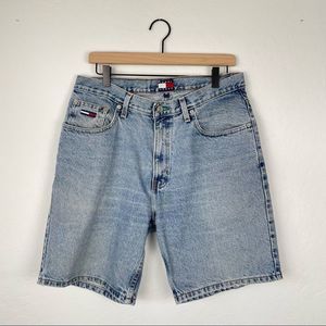 Vintage 90s Tommy Hilfiger Jean Shorts 100% cotton